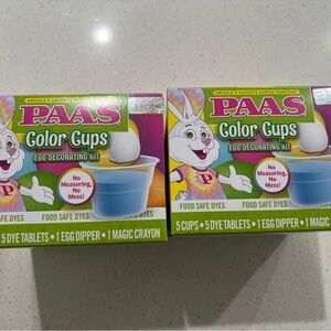 Paas coloring cups egg decorating kit pack of 2